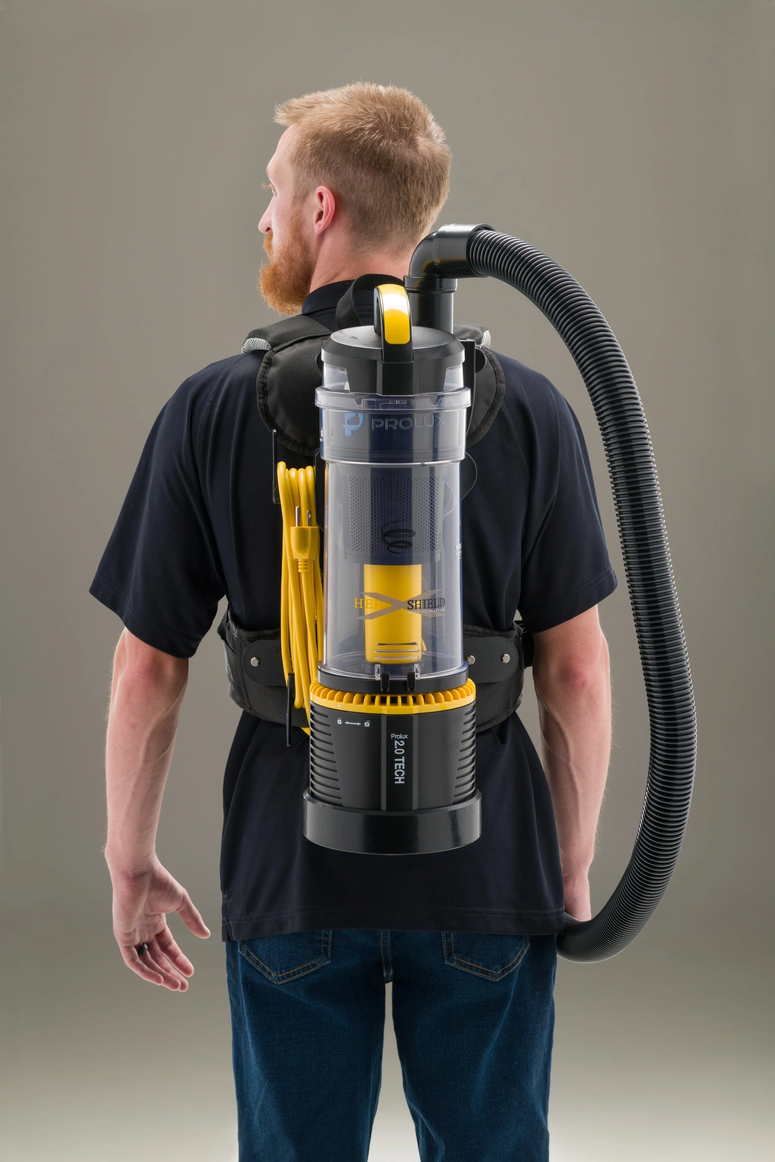 Prolux 2.0 Commercial Bagless Upright Backpack Vacuum with Deluxe 1 1/2 inch Tool Kit - Image 10