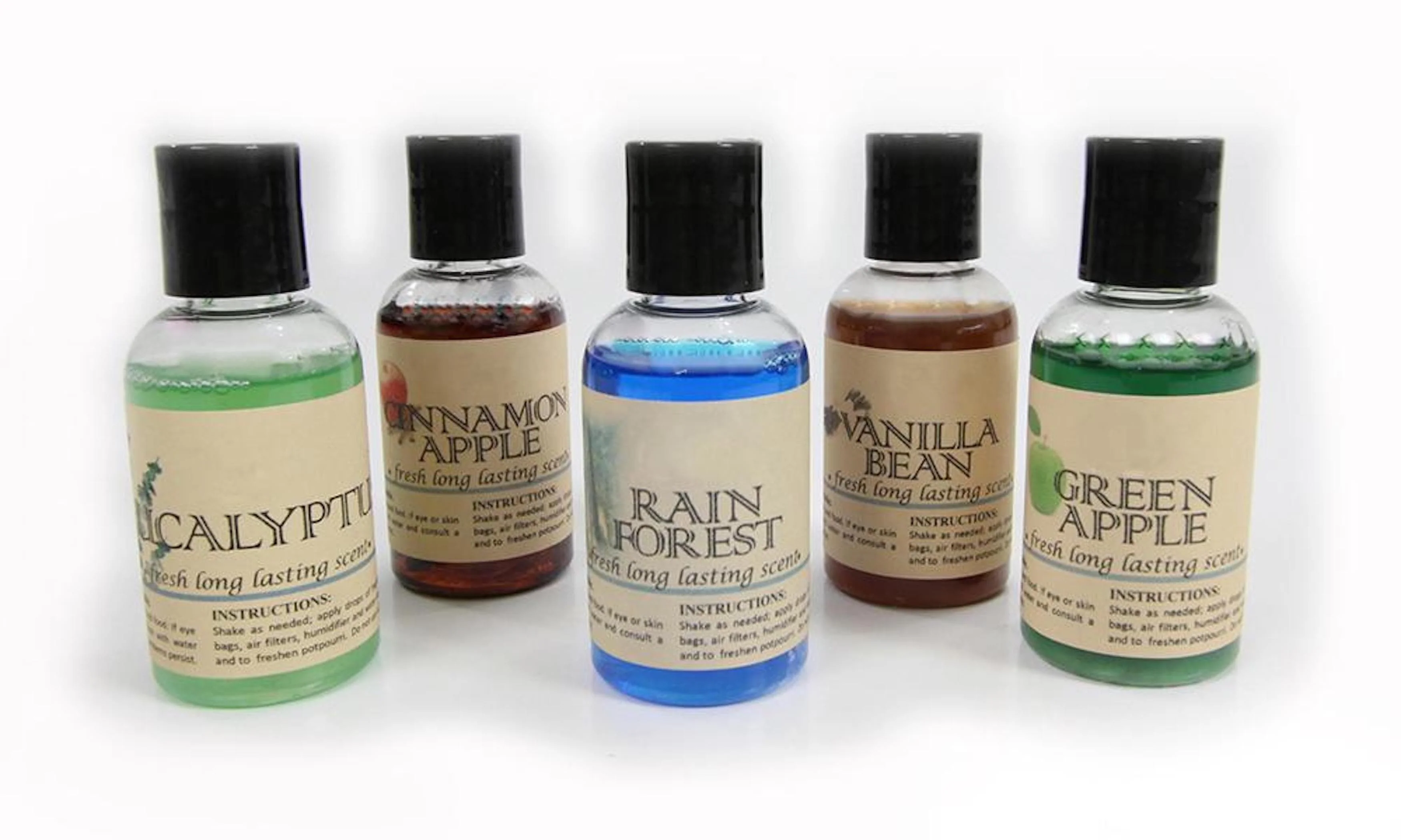 5 Pack Variety vacuum fragrance scents for Rainbow, Rainmate, Thermax, Hyla, & Humidifiers 2 fl oz