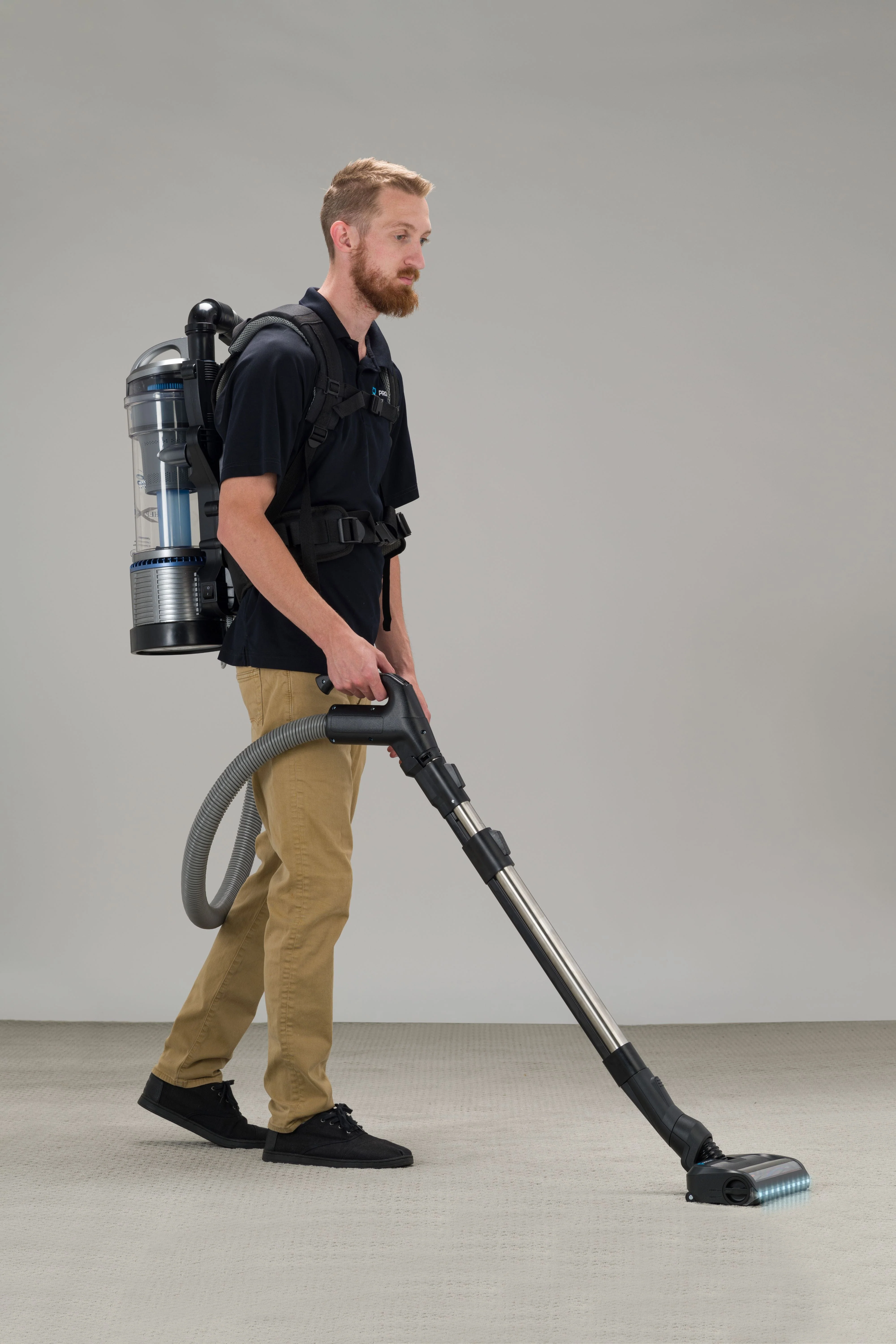 Demo Lightweight Prolux 2.0 Bagless Upright Backpack Vacuum w/ Electric Powerhead - Image 2