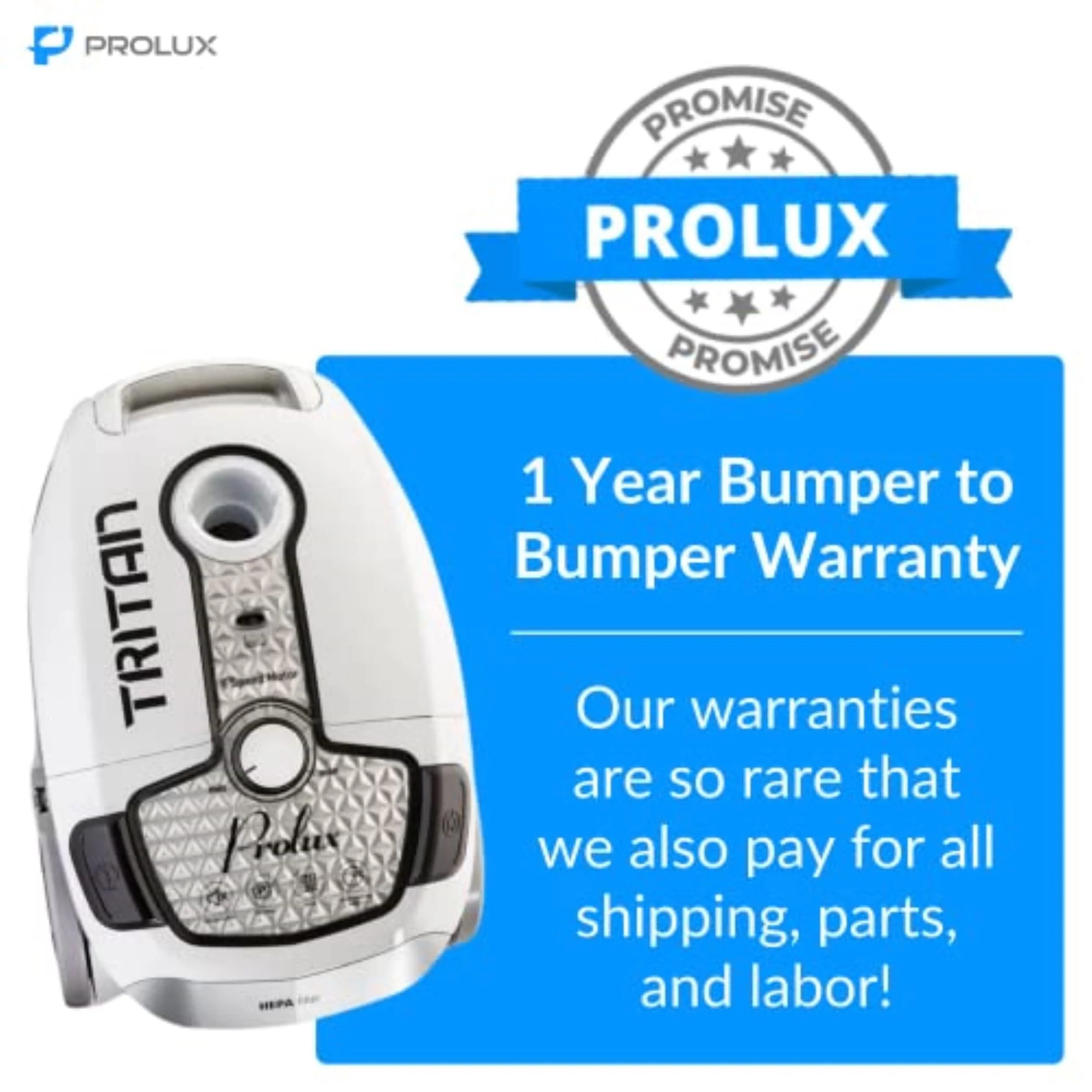 Demo Model Prolux Tritan HEPA Canister Vacuum - Image 8