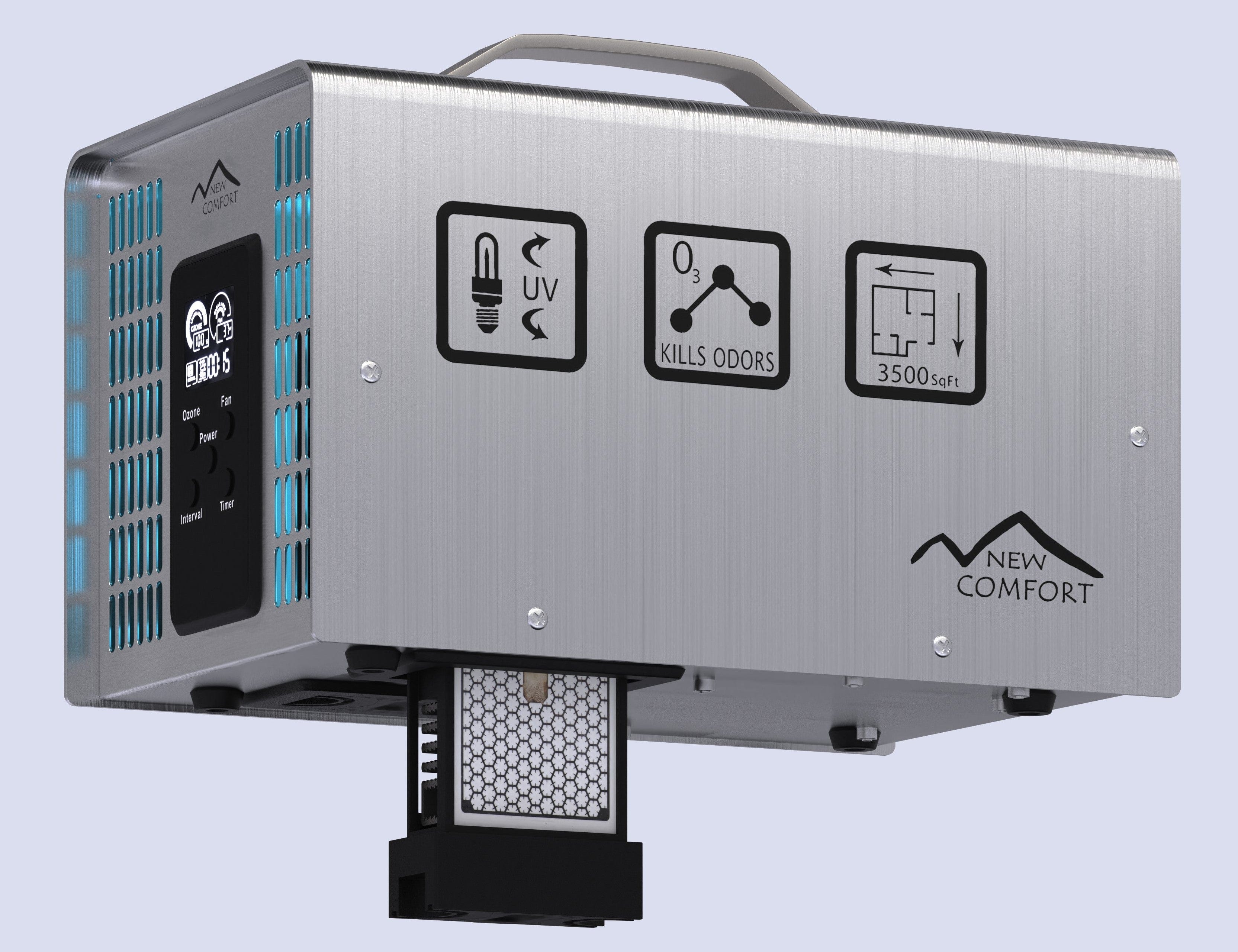 DEMO New Comfort Stainless Steel 6,000 to 14,000 mg/hr Commercial Ozone Generator and Air Purifier - Image 3