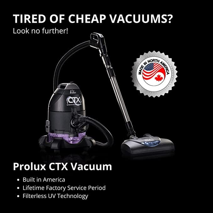 DEMO Prolux CTX Water UV Canister Vacuum and Air Purifier with Lifetime Warranty - Image 2