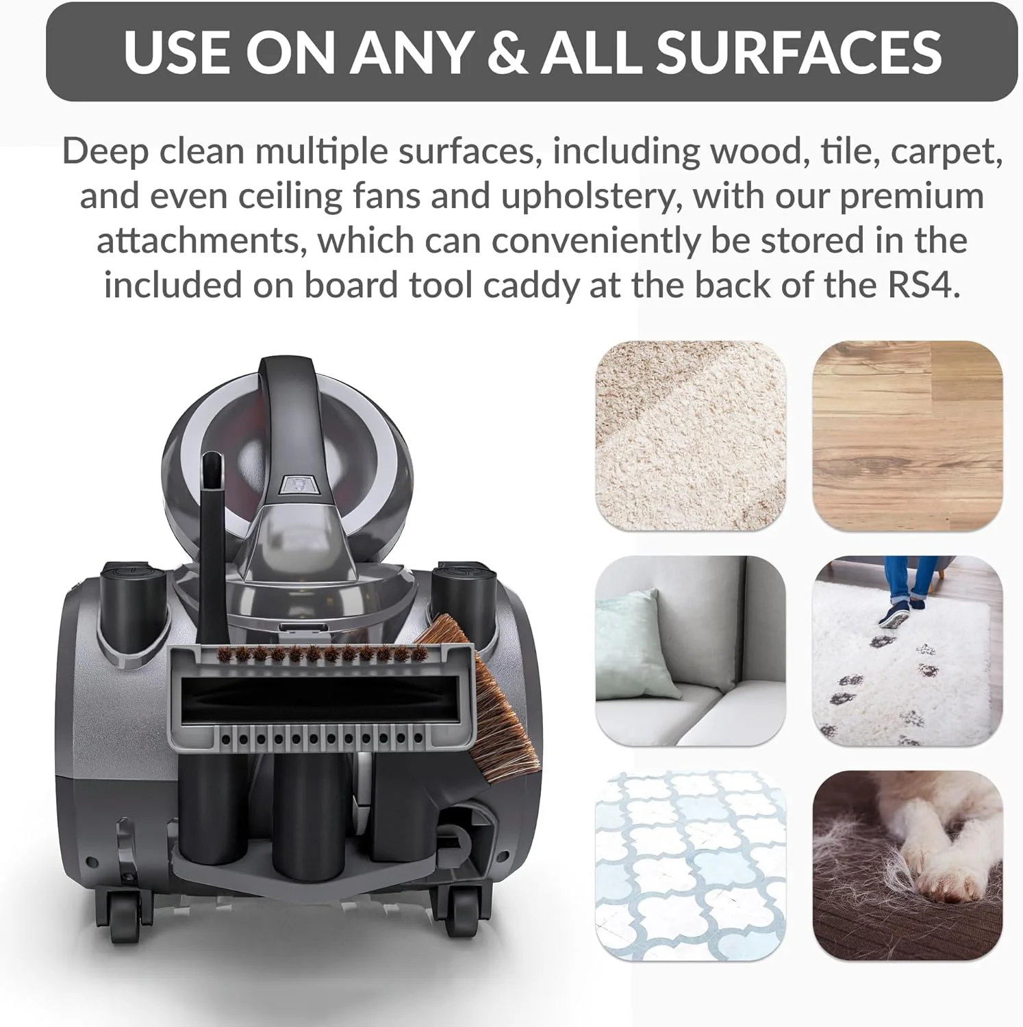 DEMO Prolux RS4 Turbo Nozzle Bagless Canister Vacuum - Image 6