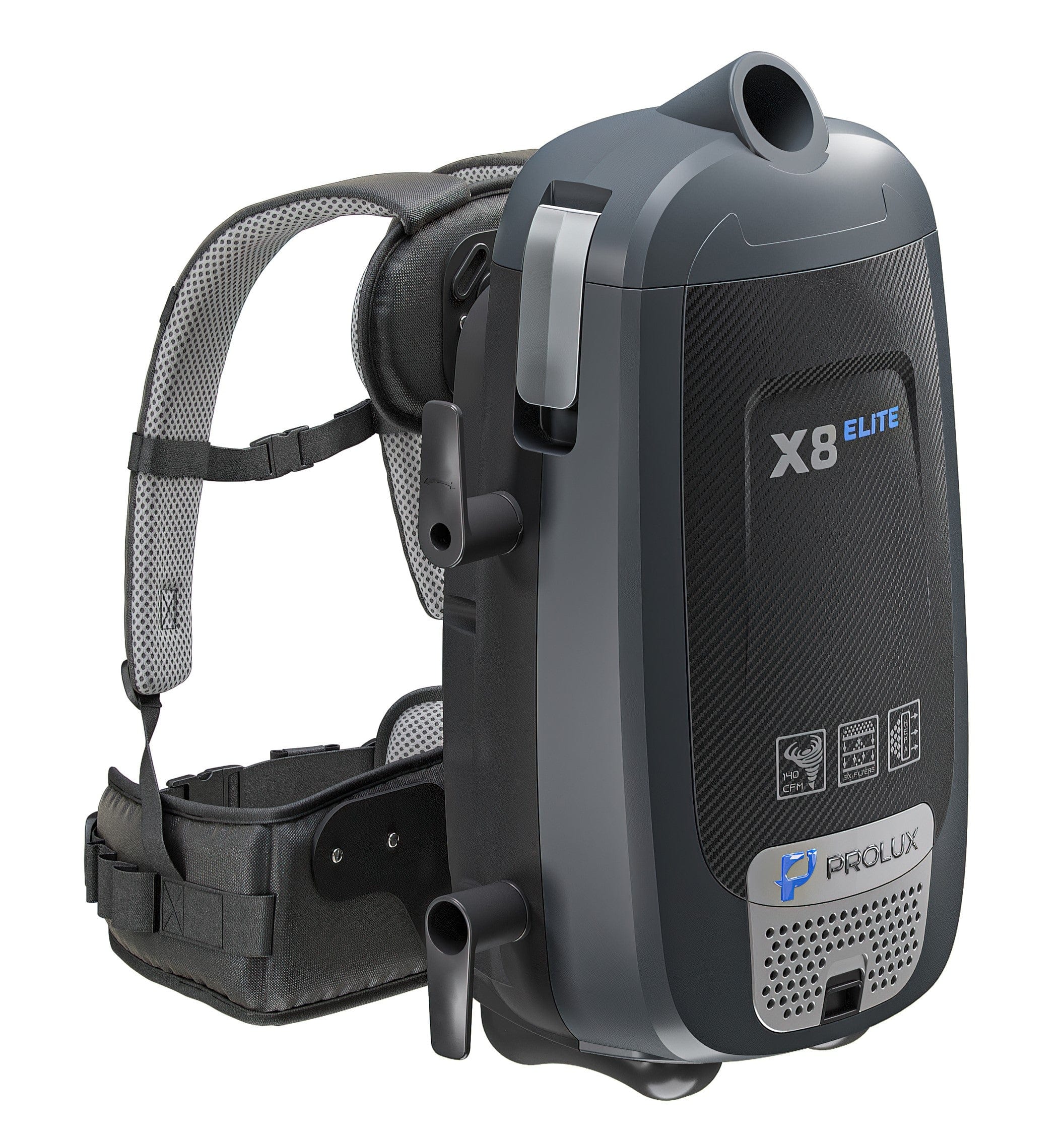 DEMO Prolux X8 Elite Backpack Vacuum Canister w/ Prolux Electric Powerhead Kit - Image 5