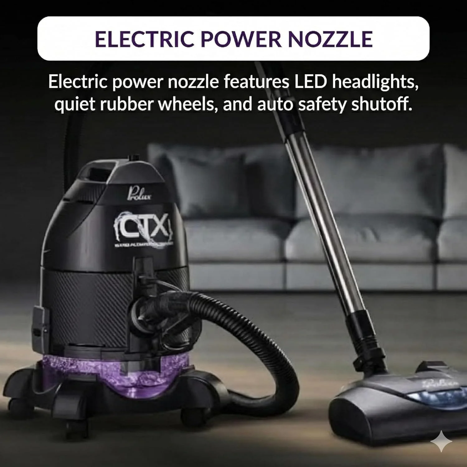DEMO Prolux CTX Water UV Canister Vacuum and Air Purifier with Lifetime Warranty - Image 4