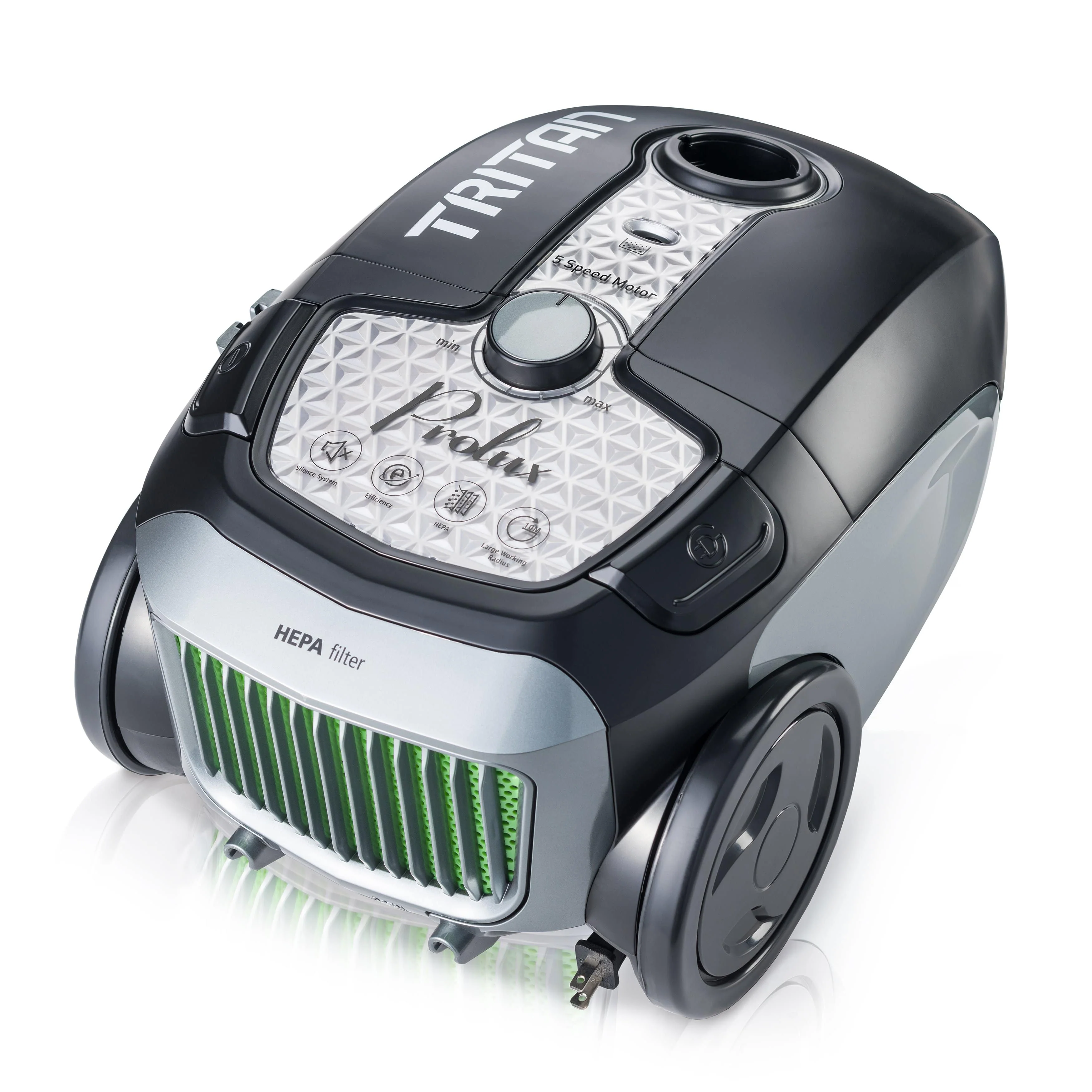 Prolux Tritan Canister Vacuum with Sealed HEPA Filtration and 12 Amp Motor - Image 6