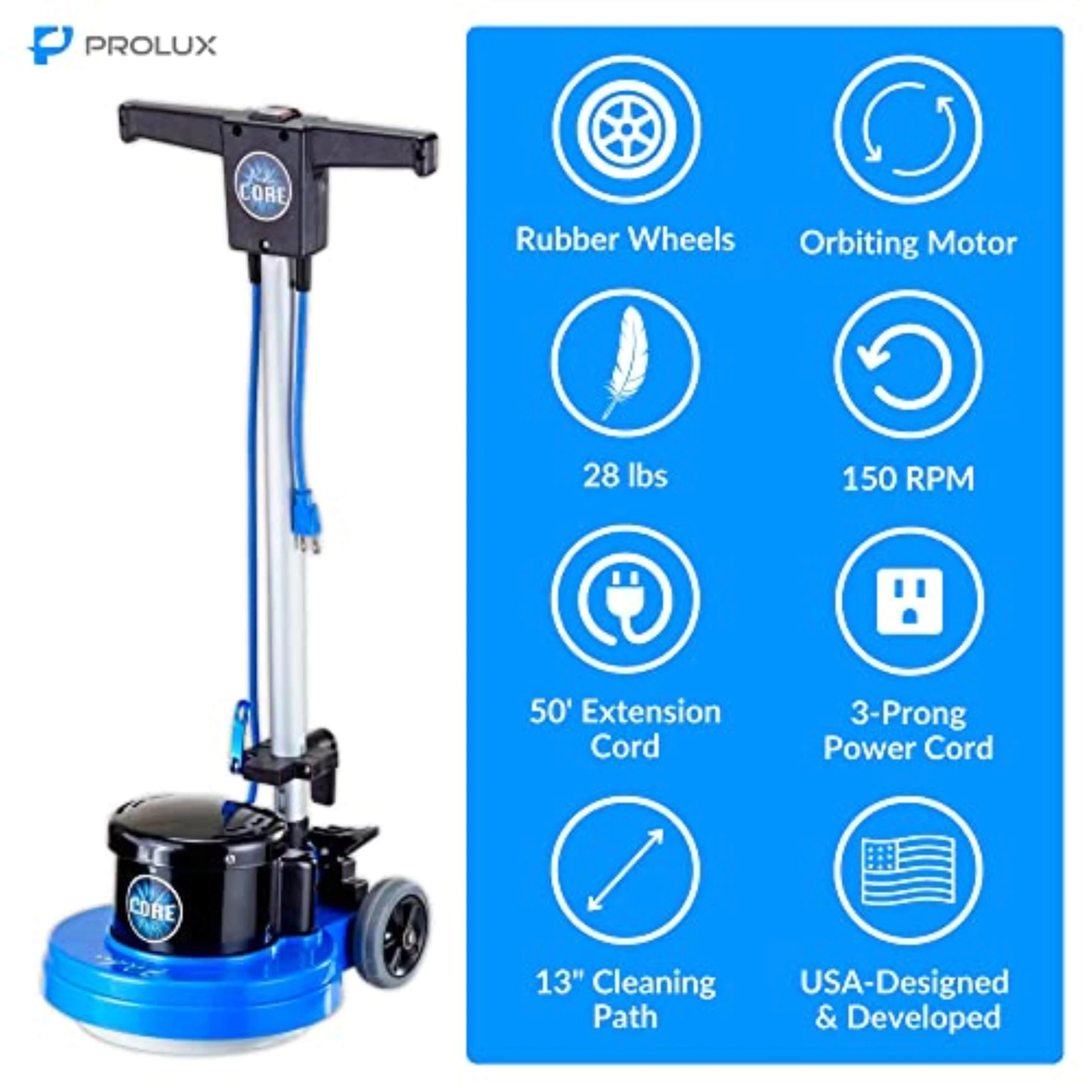 Prolux Core 13" Heavy Duty Single Pad Commercial Polisher Floor Buffer Machine Scrubber - Image 7