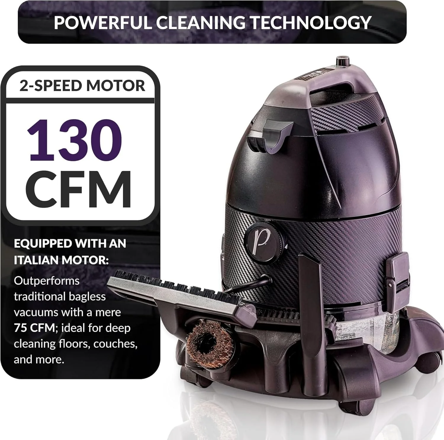 Prolux CTX PET Water Filtration Bagless Canister Vacuum Cleaner - Image 6