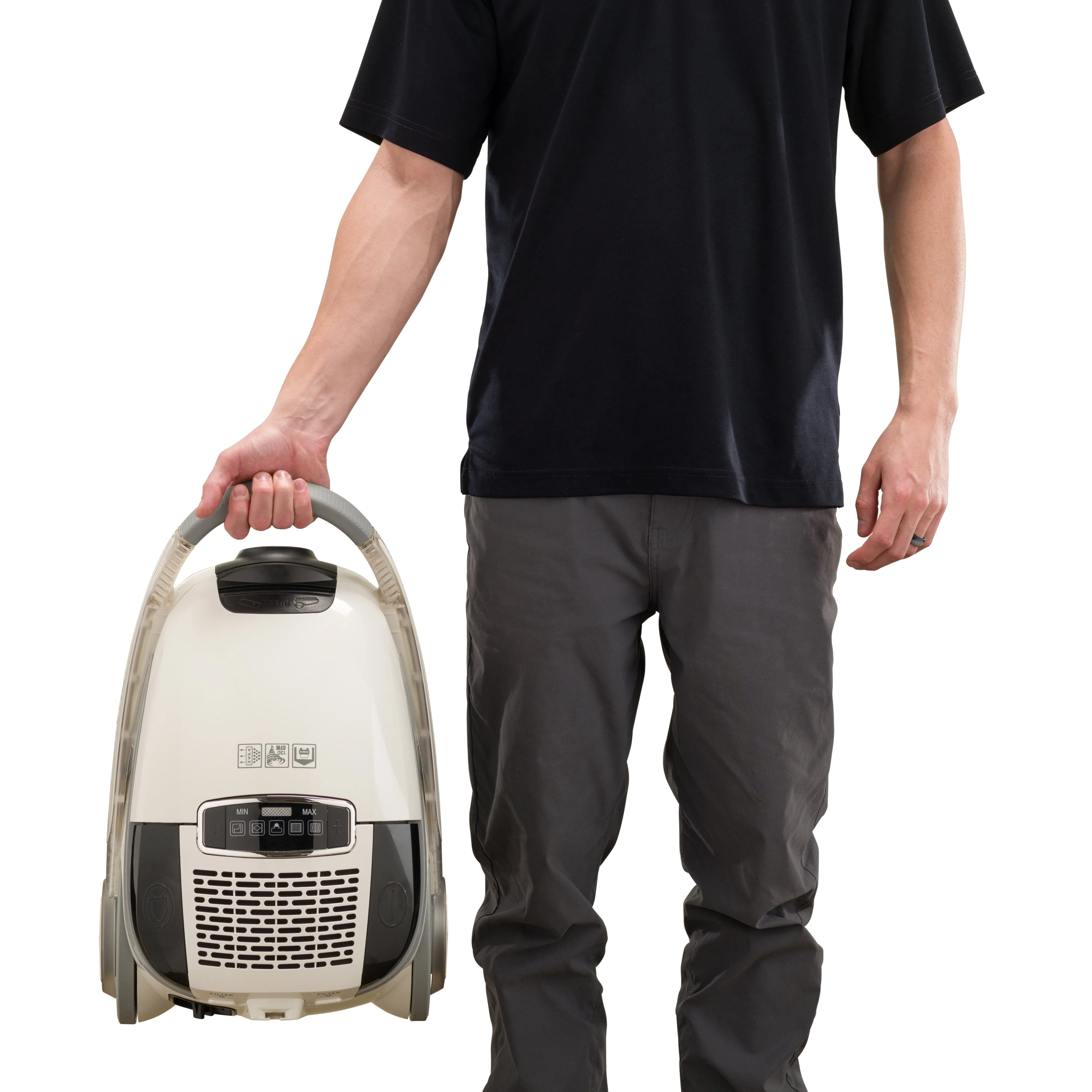 Prolux Phantom Bagged Canister Deep Cleaning PET Vacuum with Powerhead for Home - Image 11