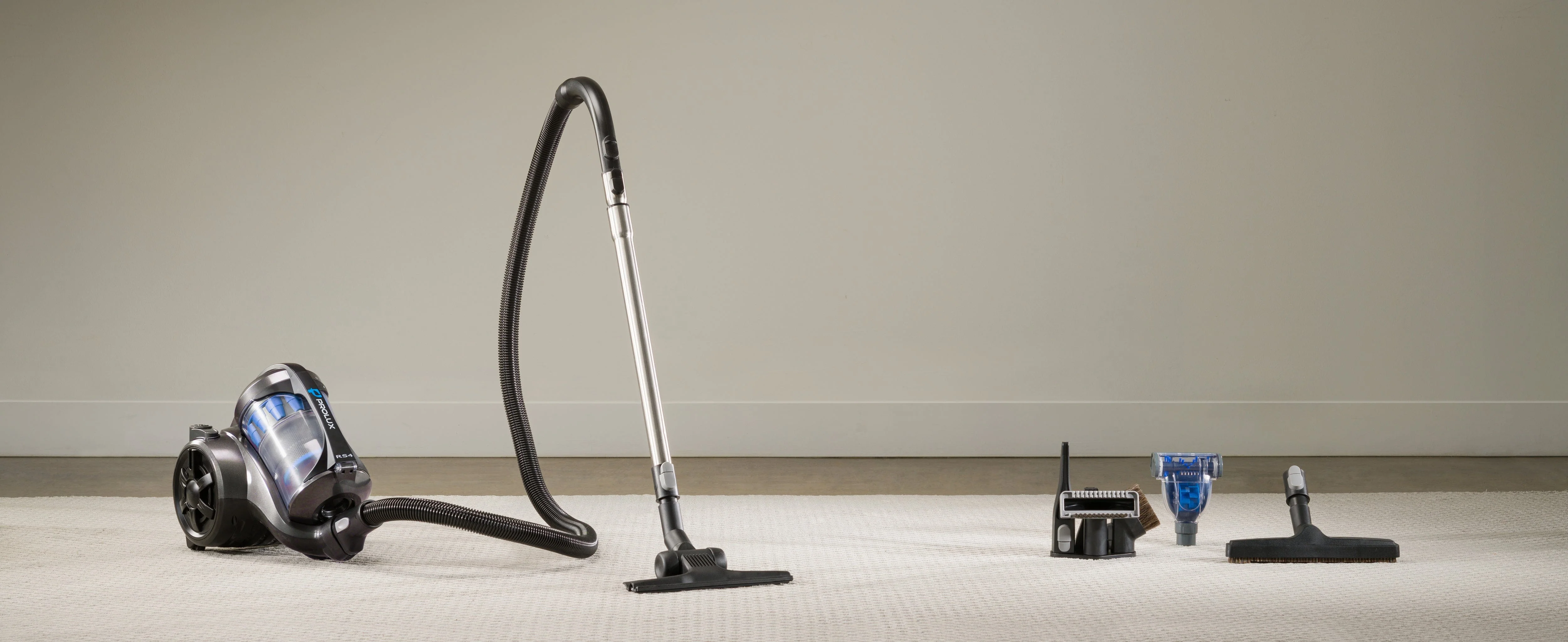 Prolux RS4 Lightweight Bagless Canister Vacuum with HEPA Filtration Premium Button Lock Tools and Automatic Cord Rewind - Image 10
