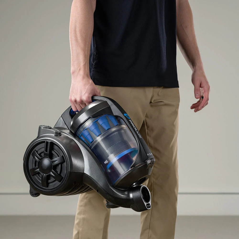 Prolux RS4 Lightweight Bagless Canister Vacuum with HEPA Filtration Premium Button Lock Tools and Automatic Cord Rewind - Image 8
