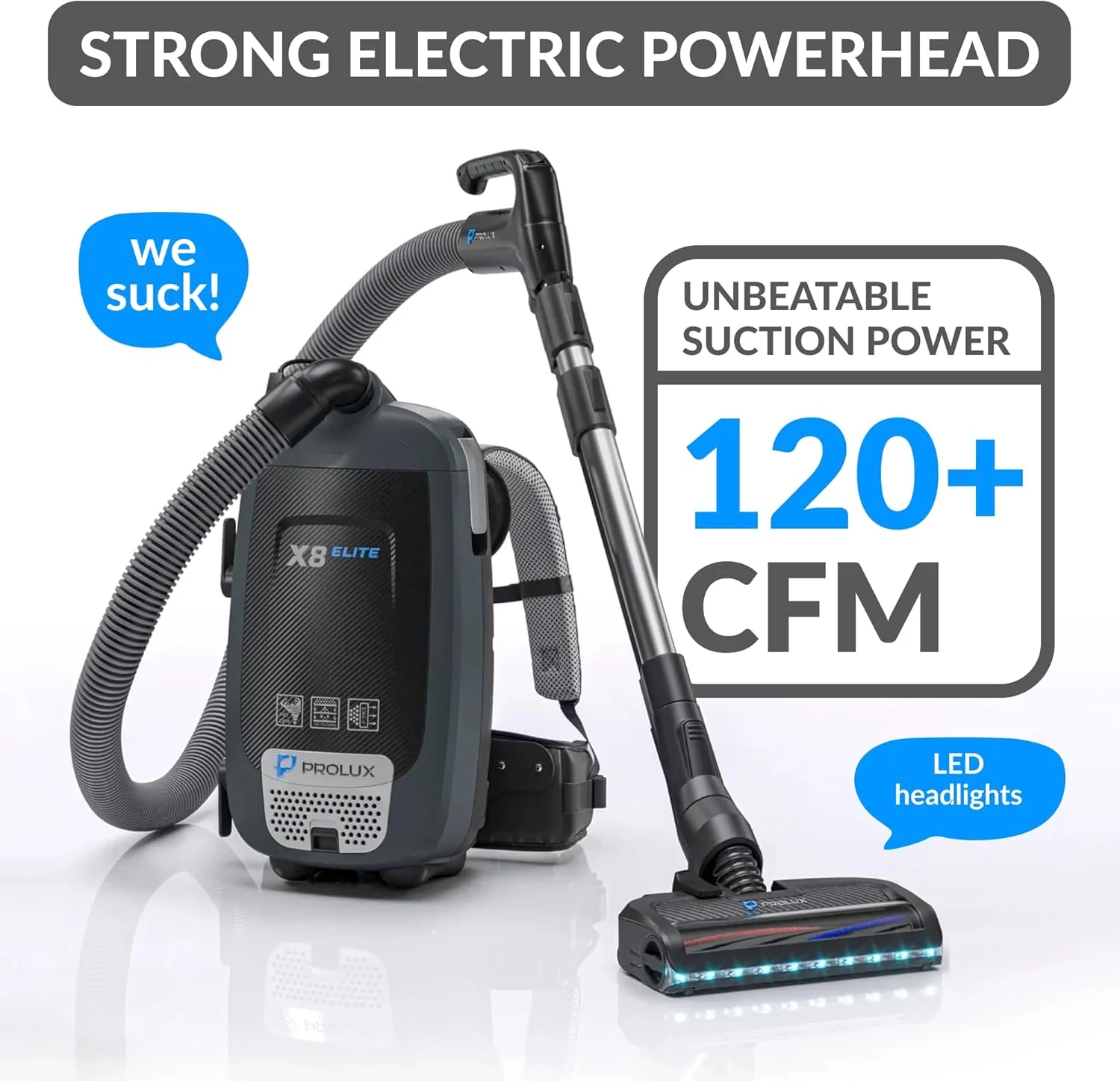 Prolux X8 Elite Backpack Vacuum Canister - Image 7