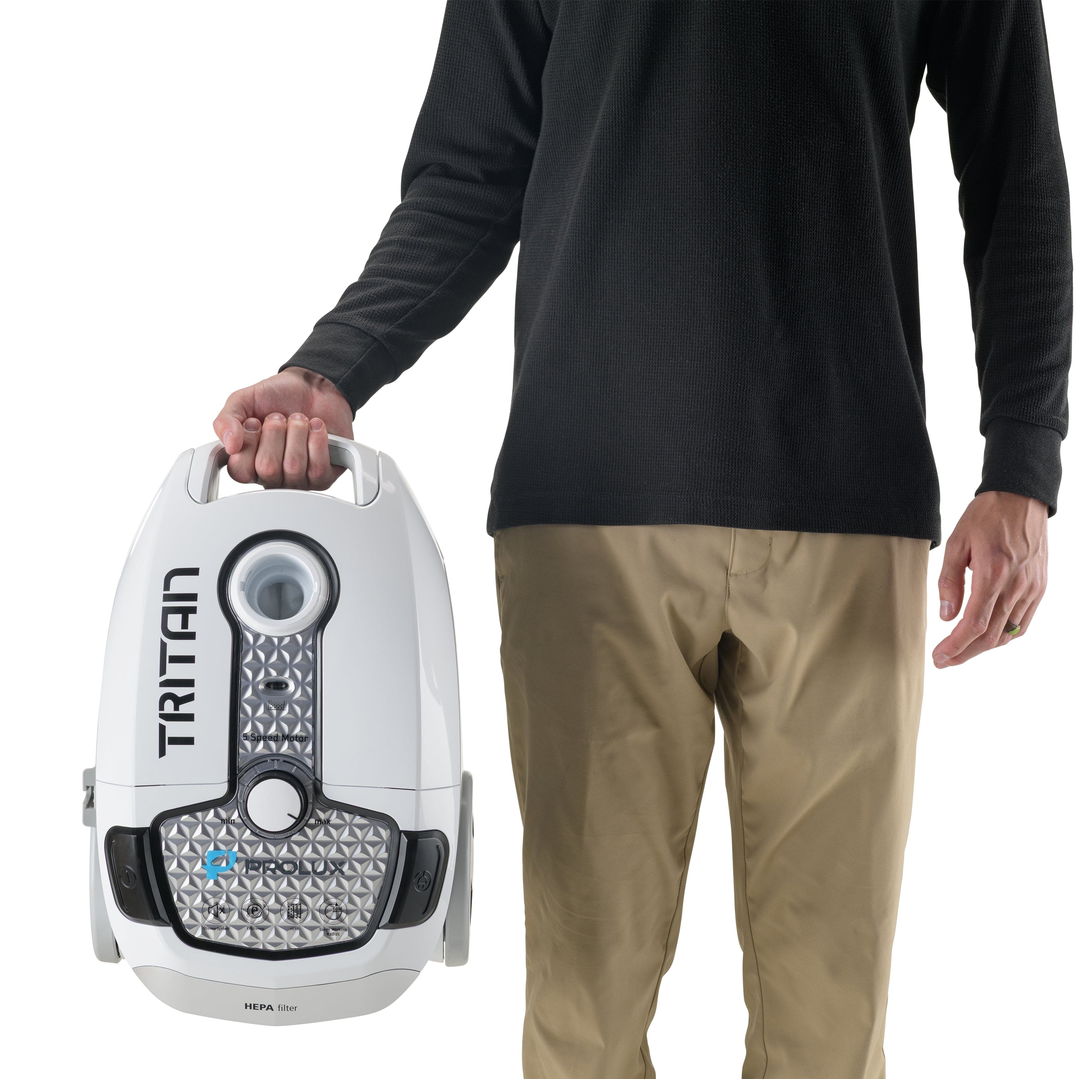 Prolux Tritan Canister Vacuum with Sealed HEPA Filtration and 12 Amp Motor - Image 10