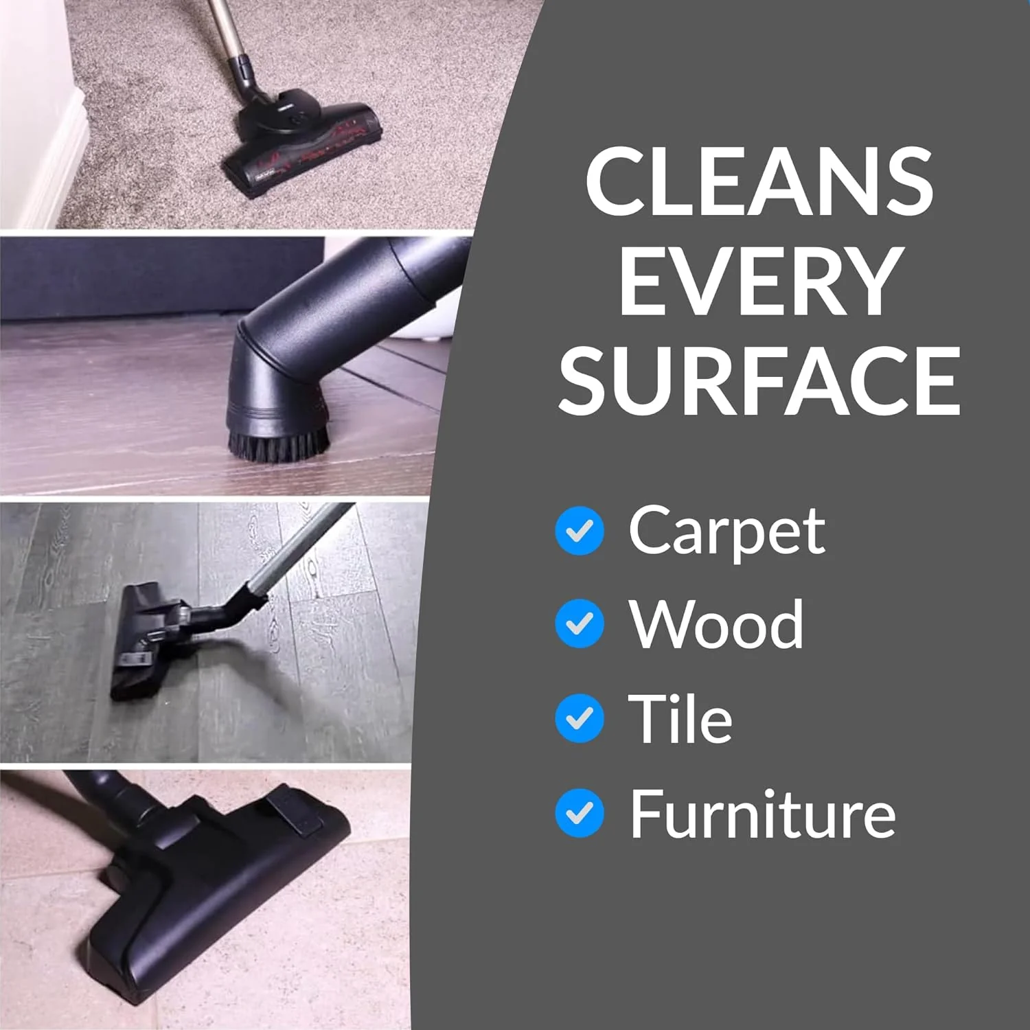 Prolux Tritan Canister Vacuum with Sealed HEPA Filtration and 12 Amp Motor - Image 6