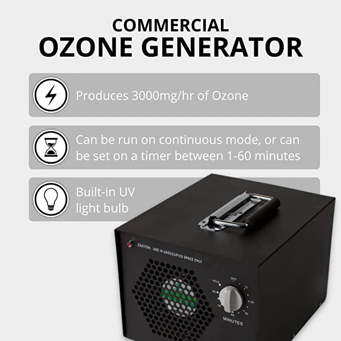 New Comfort PLCOZHMA500 Commercial Air Purifier Cleaner Ozone Generator with UV and 3 Year Warranty by Prolux - Image 2